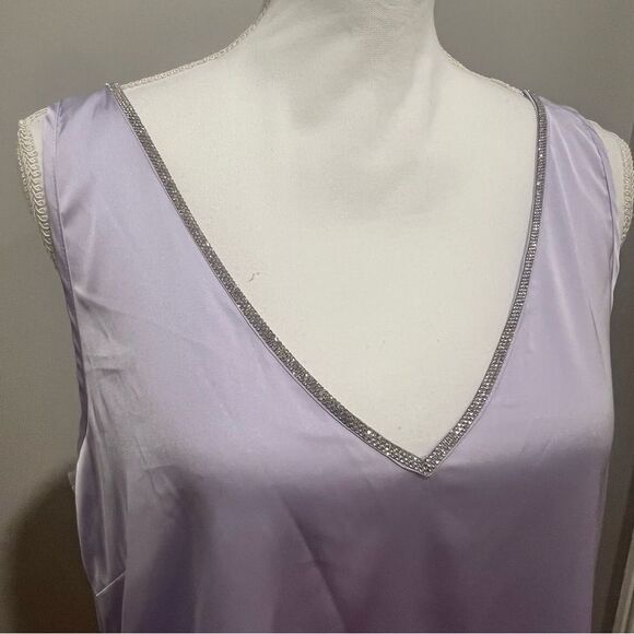 NWT Generation love Christie Crystal Tank size large in lilac - Picture 4 of 11
